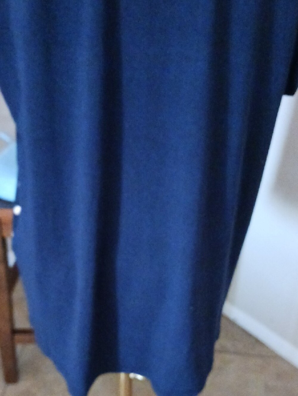 Papermoon Black Short-Sleeve Split-Neck Top with Metallic Dots - Picture 9 of 11